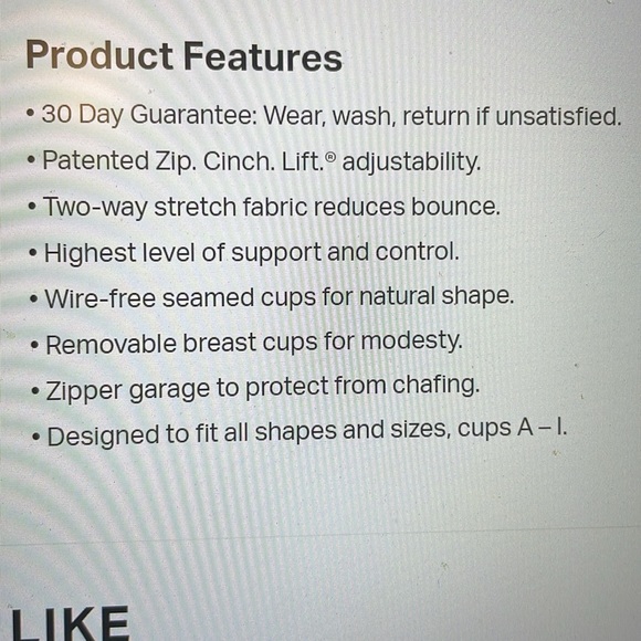 NWT- She Fit Ultimate Sports Bra - Picture 2 of 5